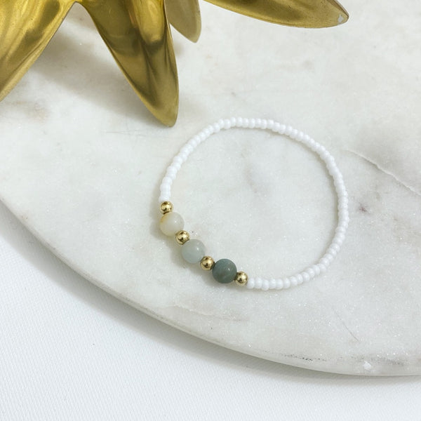 Power of Three Amazonite Bracelet