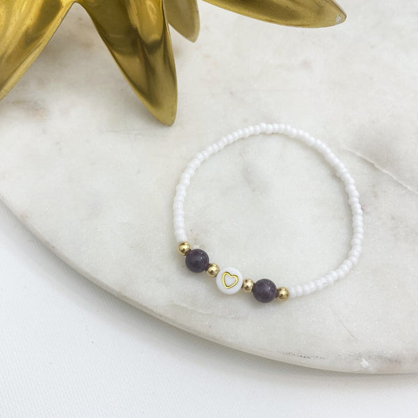 Power of Three Amethyst Bracelet