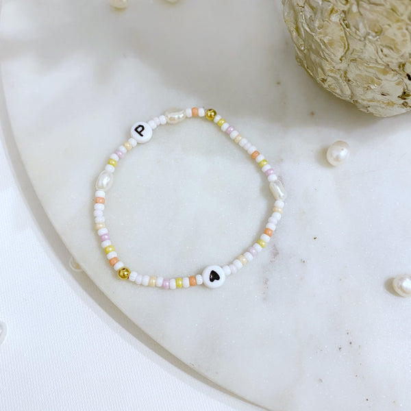 Personalised Multicoloured Beaded Bracelet