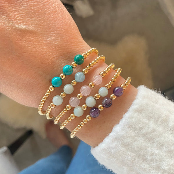 Power of Three Amazonite Bracelet