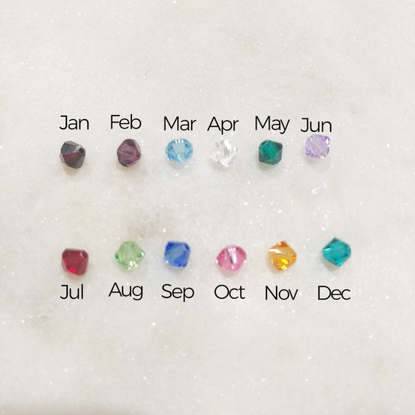 Personalised Midi Birthstone Bracelet