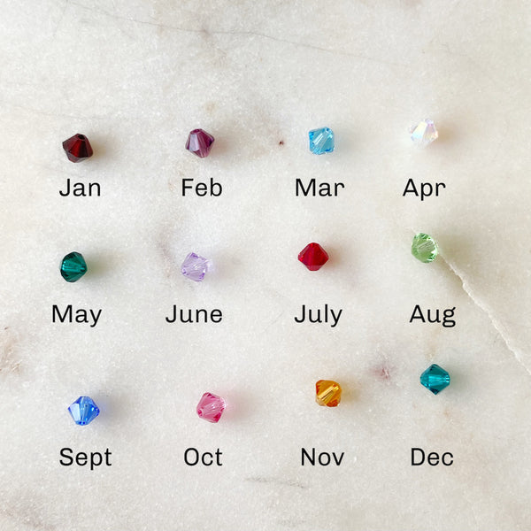 Birthstone Collection - 14k Gold Filled Swarovski Crystal Birthstone Bracelet