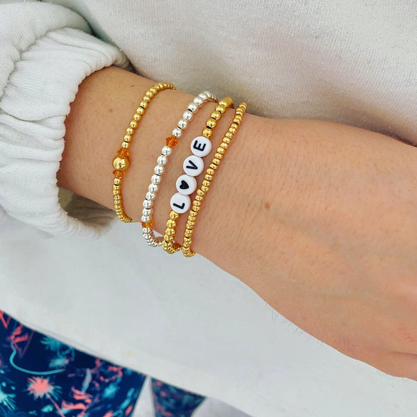 Birthstone Collection - 14k Gold Filled Swarovski Crystal Birthstone Bracelet
