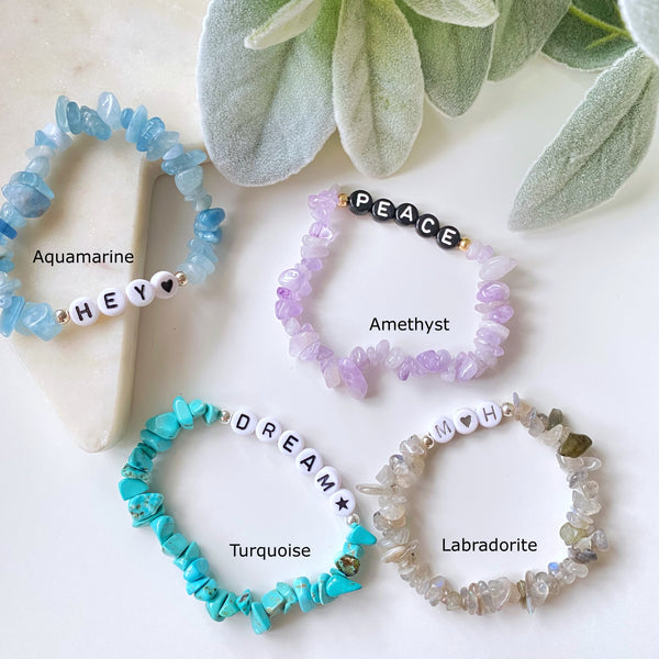 Karma Collection - Crystal Energy Personalised Bracelet