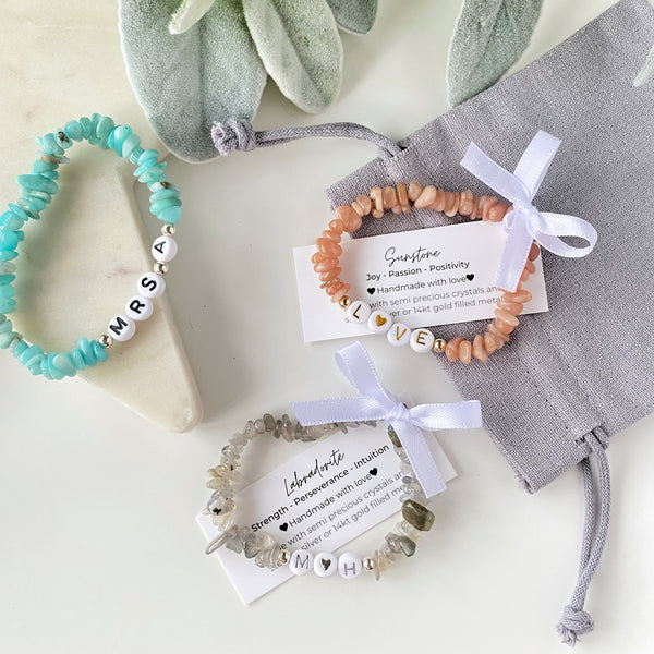 Karma Collection - Crystal Energy Personalised Bracelet