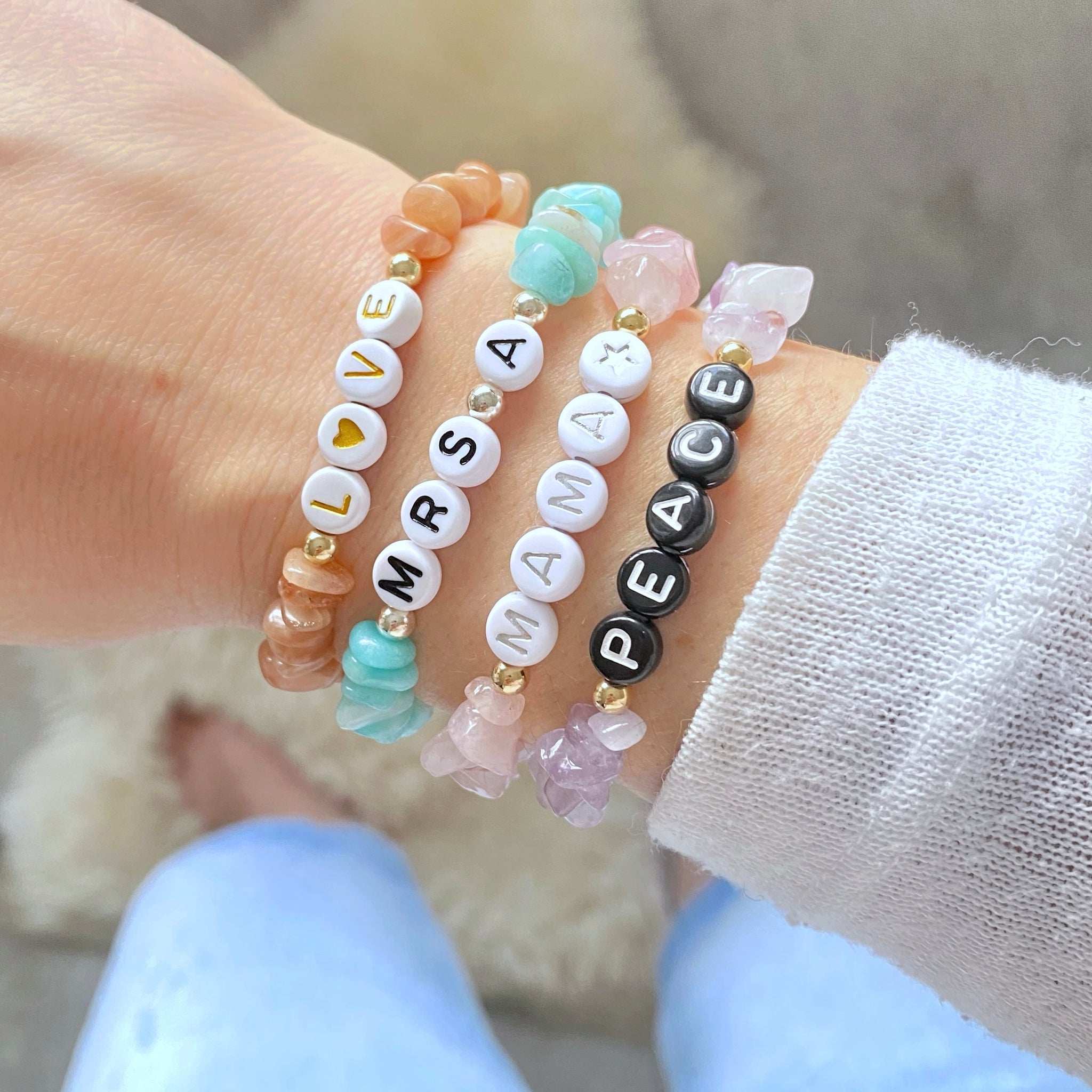 Karma Collection - Crystal Energy Personalised Bracelet