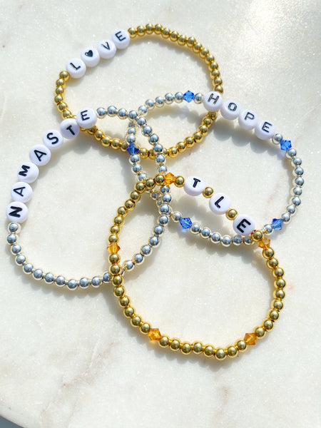 Personalised Midi Birthstone Bracelet