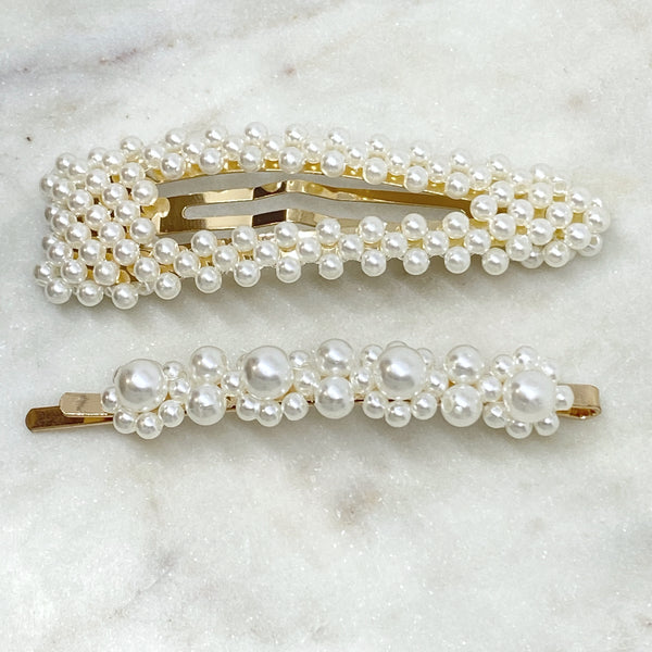 Pretty in Pearls Hair Slide