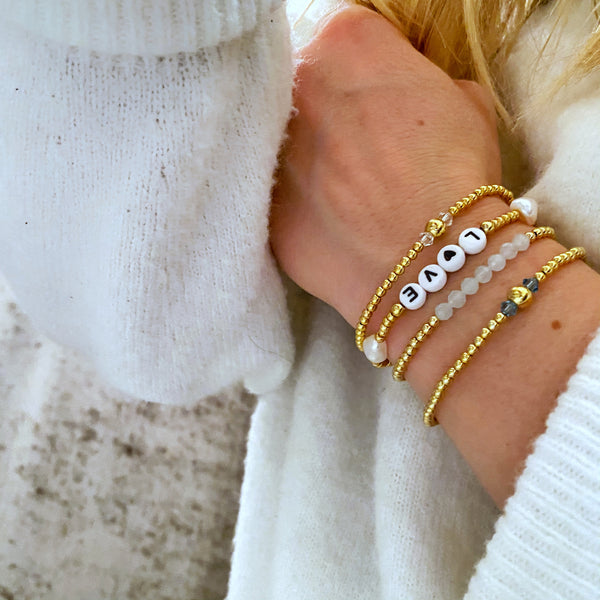 Birthstone Collection - 14k Gold Filled Swarovski Crystal Birthstone Bracelet
