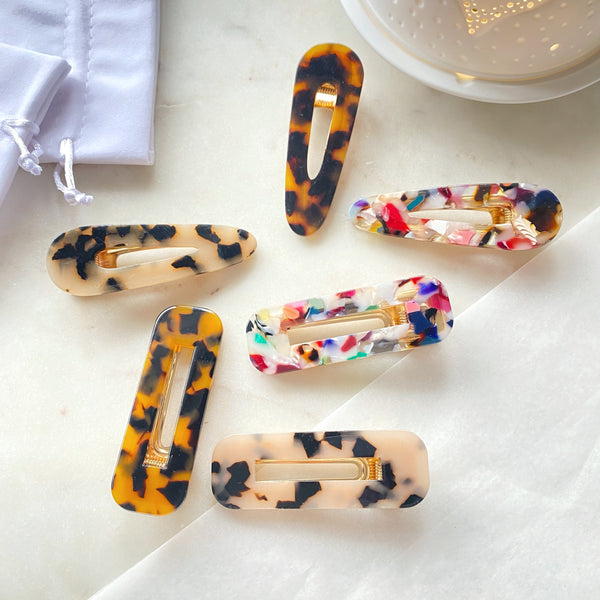 Large Resin Hair Clip - Multiple Options