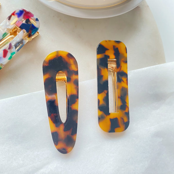 Large Resin Hair Clip - Multiple Options