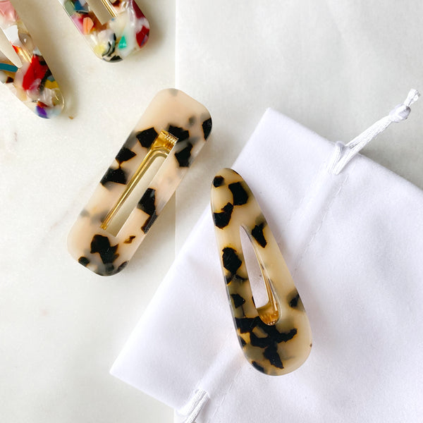 Large Resin Hair Clip - Multiple Options