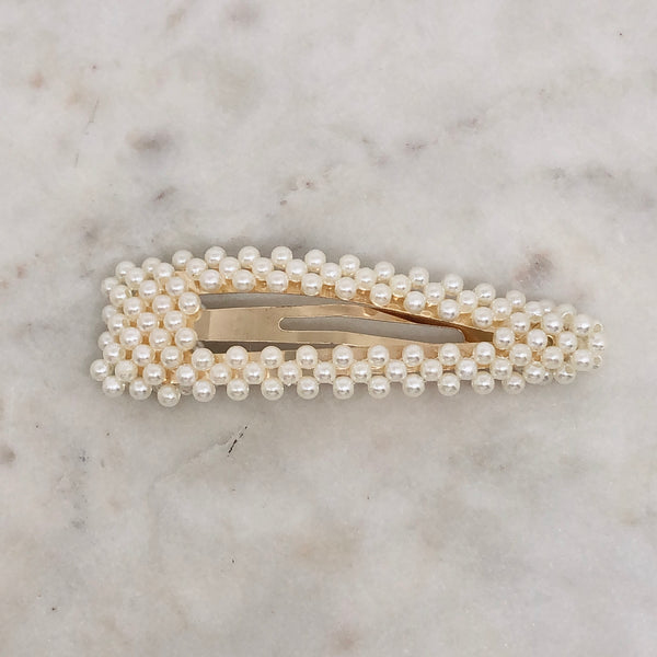 Large Pearl Hair Clip