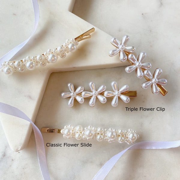 Pearl Embellished Hair Accessories - Multiple Options