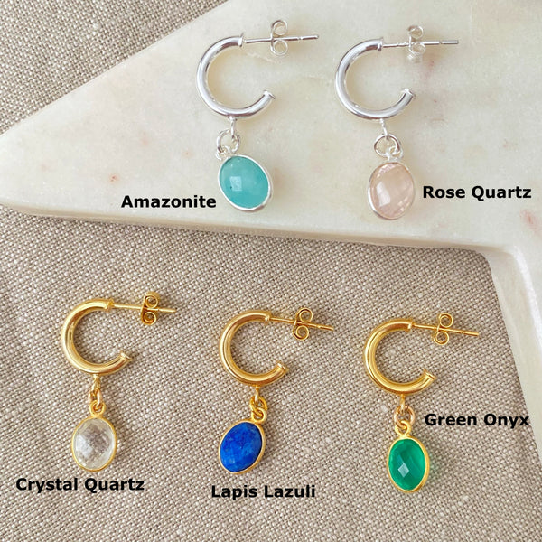 Karma Collection - Semi Precious Stone Earrings