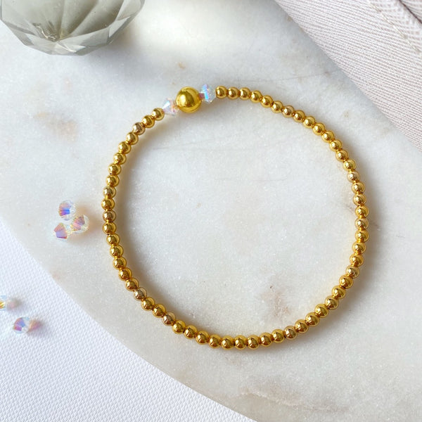 Birthstone Collection - 14k Gold Filled Swarovski Crystal Birthstone Bracelet