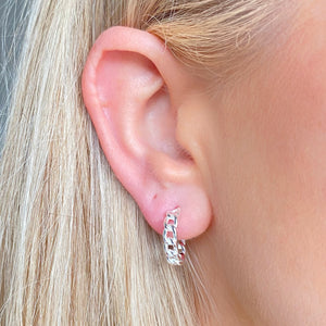 Chain Style Hoop Earring